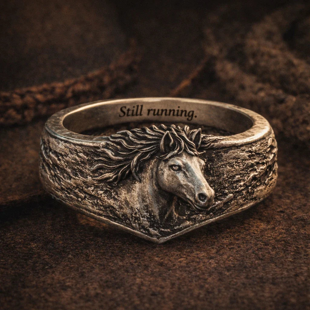 2026 New Year's Gift-Handmade Wild Horse Ring